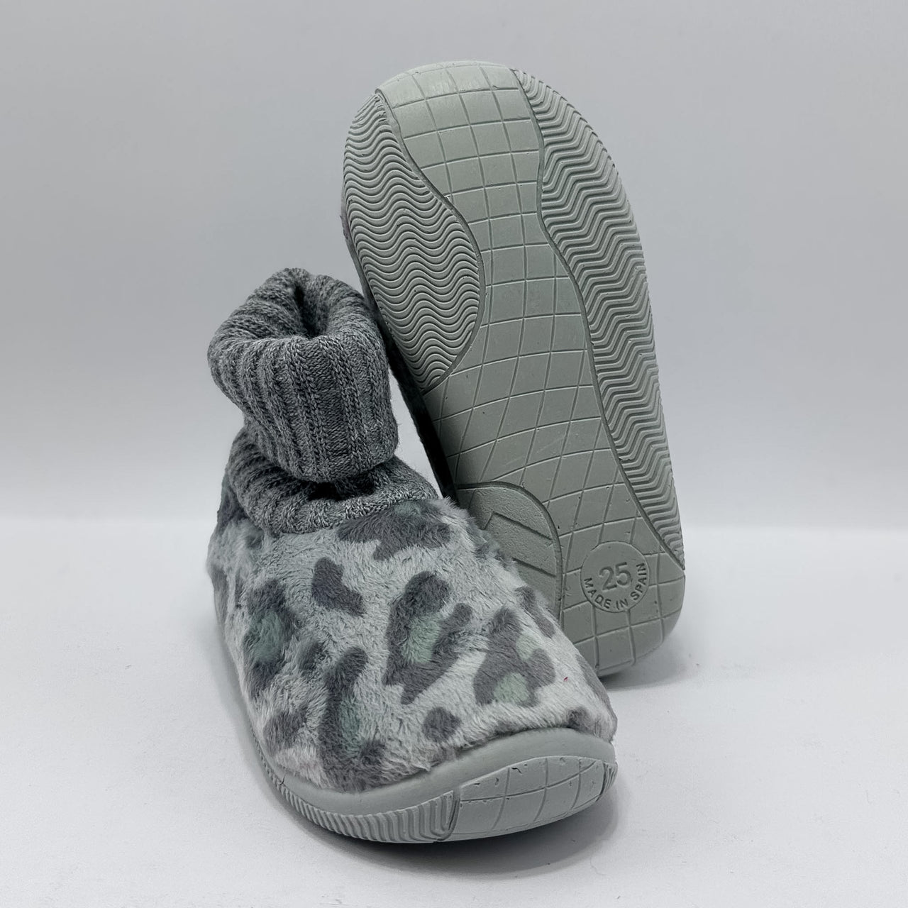 Puchitos 1003 Leopardo Gris Botín de Casa Infantil - imagen 3