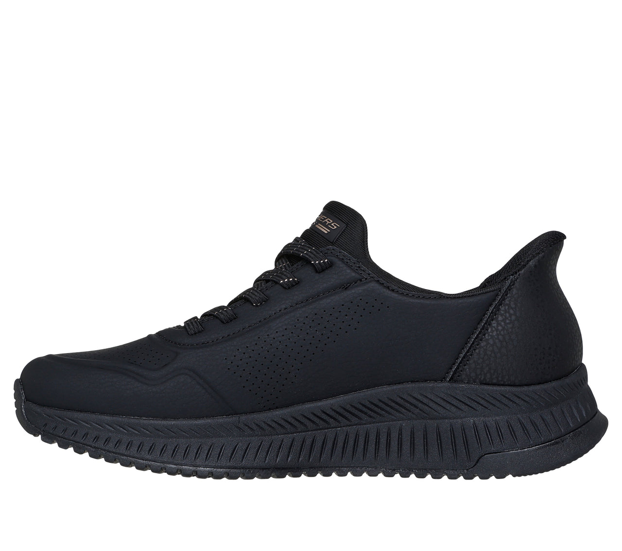 Skechers 117740/BBK BOBS Squad 4 Key Look Zapatilla Slip-ins de Mujer Negra - imagen 5