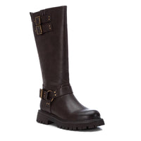 Bota motera XTI 142937 para mujer marrón - imagen 2