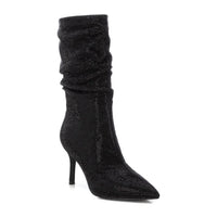XTI 143023 Bota de Antelina con Tacón para Mujer Negra - imagen 3