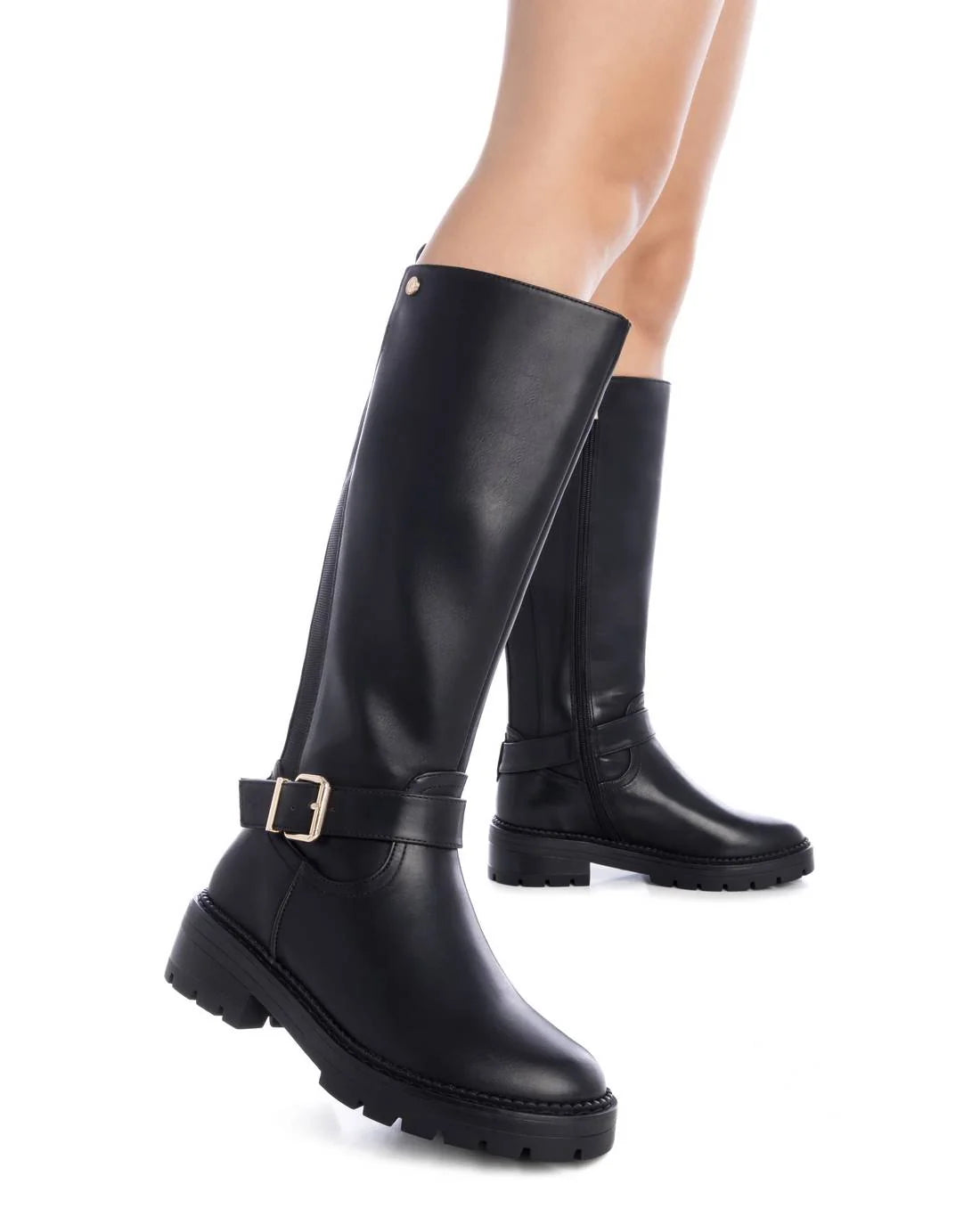 XTI 143089 Bota Motera de Mujer Negra - imagen 2