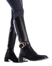 XTI 143100 Bota Mosquetera de Mujer Negra - imagen 2