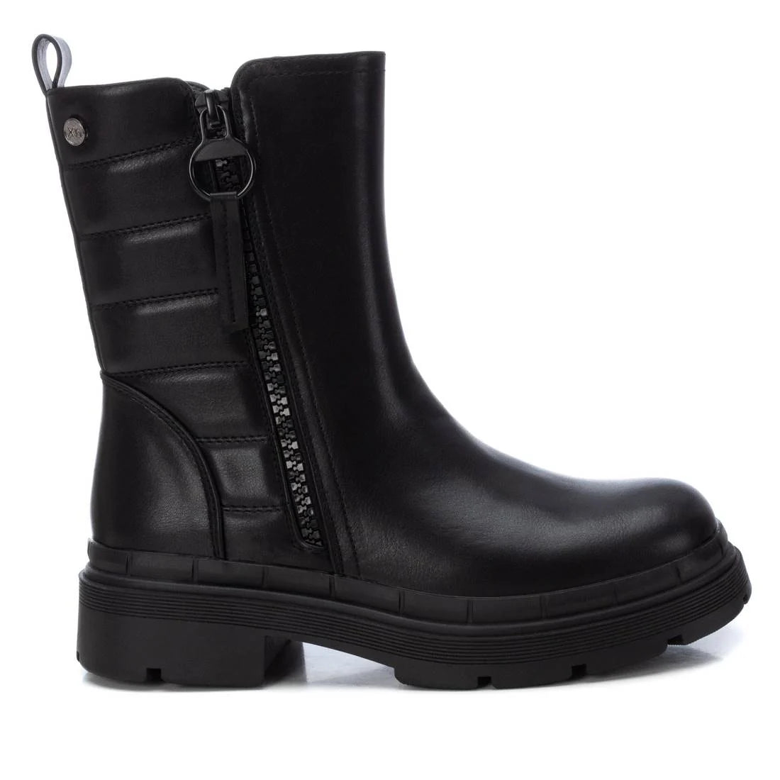 XTI 143307 Botín Motero Acolchado de Mujer Negro - imagen 1