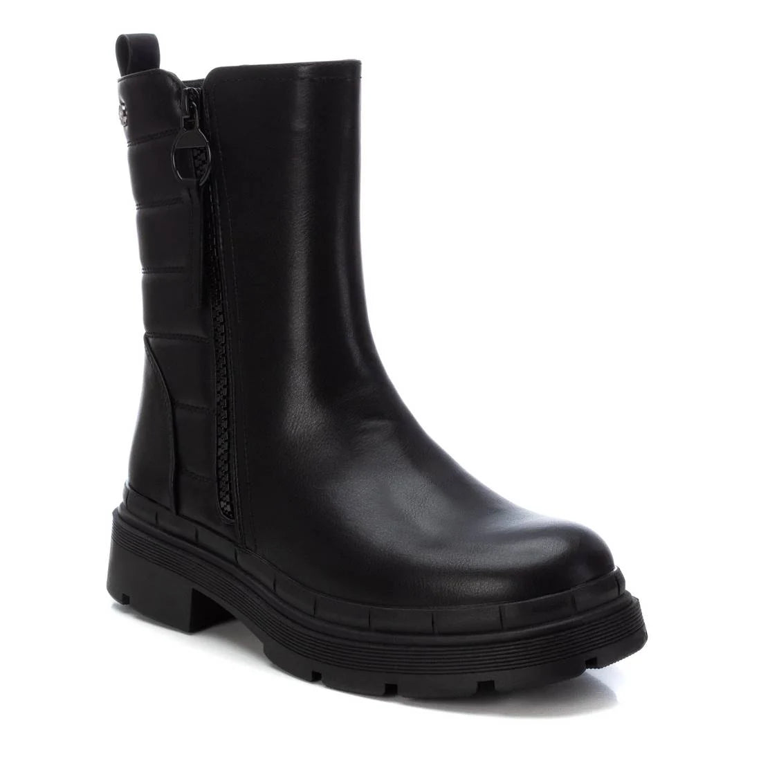XTI 143307 Botín Motero Acolchado de Mujer Negro - imagen 3