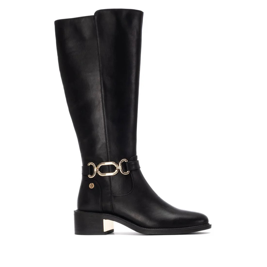 XTI 144399 Bota Plana de Mujer Negra - imagen 1