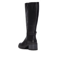XTI 144453 Bota de Tacón Ancho para Mujer Negra - imagen 3