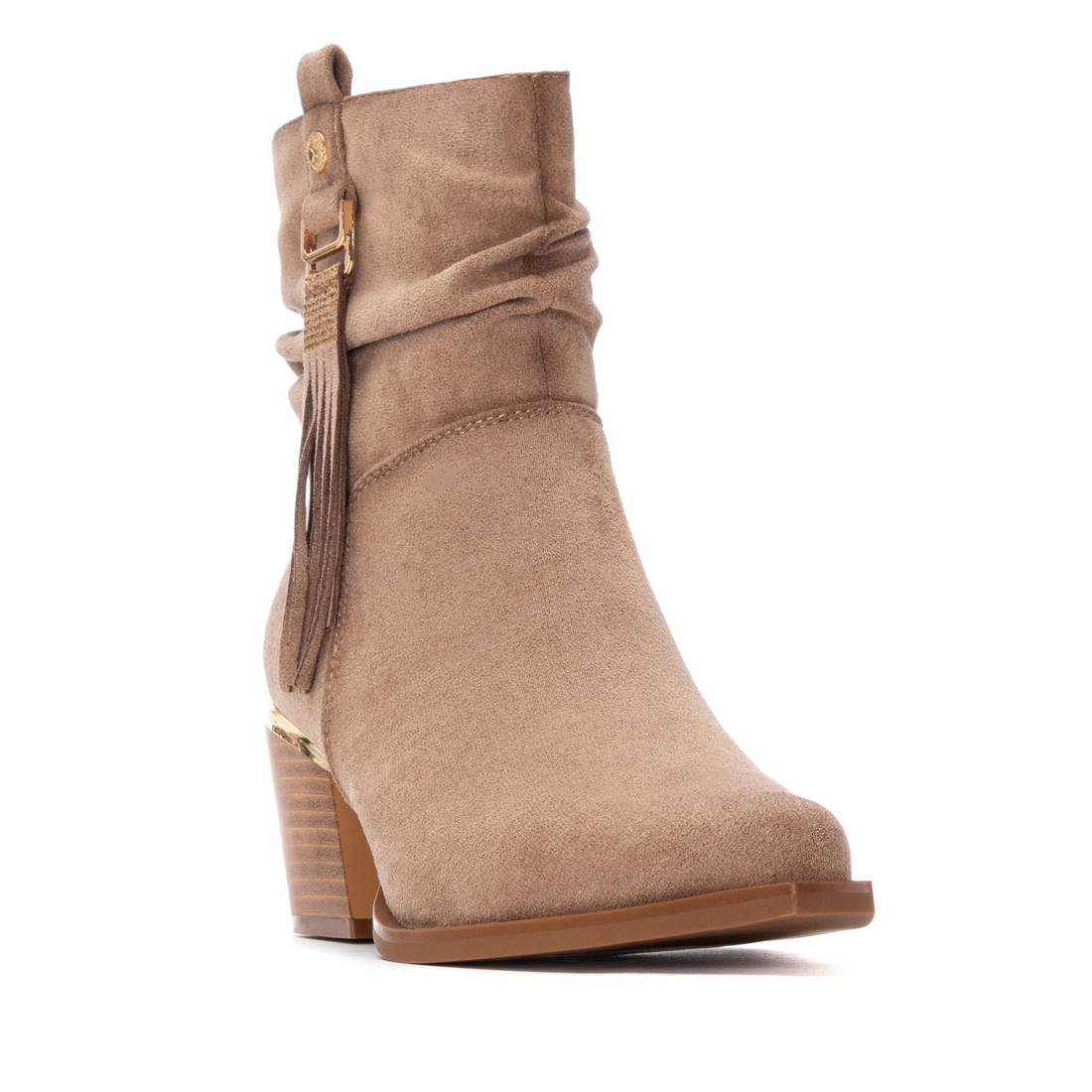 XTI 144461 Botín Cowboy con Flecos para Mujer Beige - imagen 2