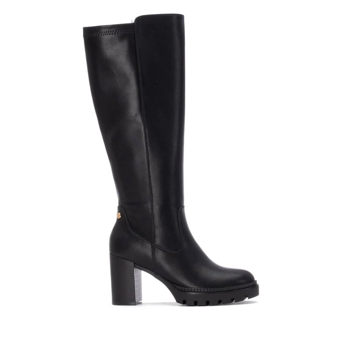 XTI 144524 Bota Elástica de Tacón para Mujer Negra - imagen 1