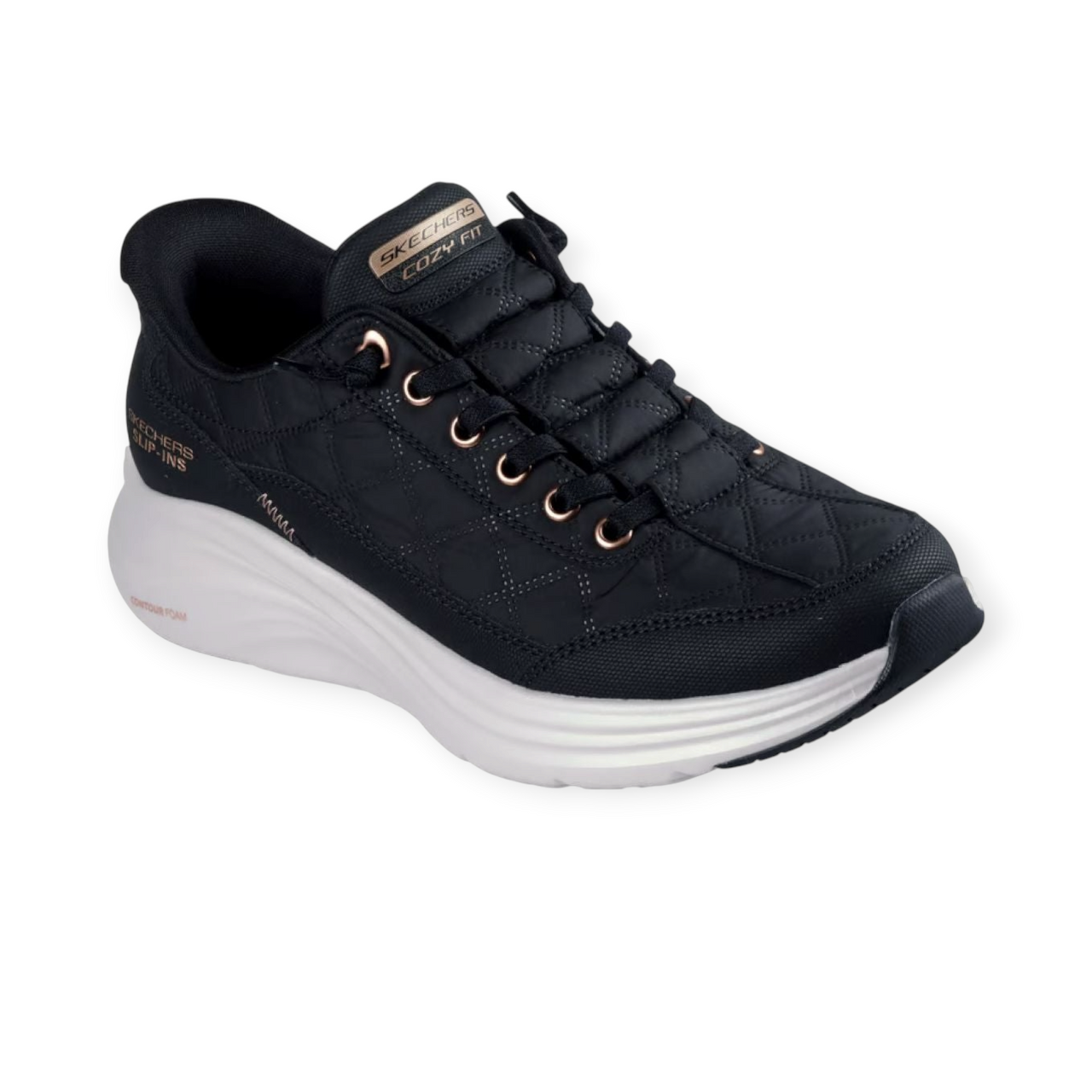 SKECHERS 150413/BKRG Negro Zapatilla Mujer