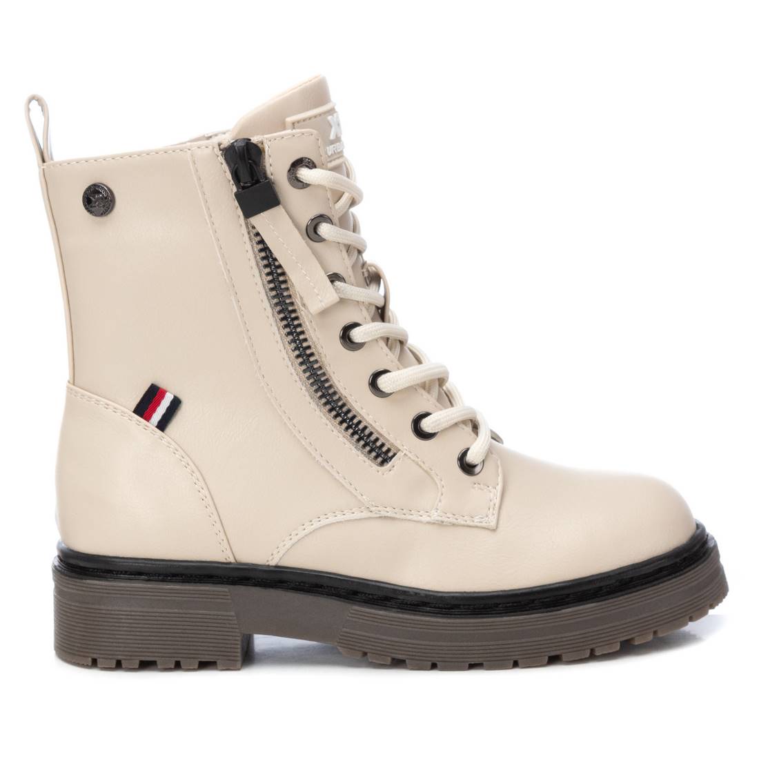 Botín militar XTI Kids 150983 para niña beige - imagen 1