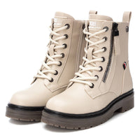 Botín militar XTI Kids 150983 para niña beige - imagen 4