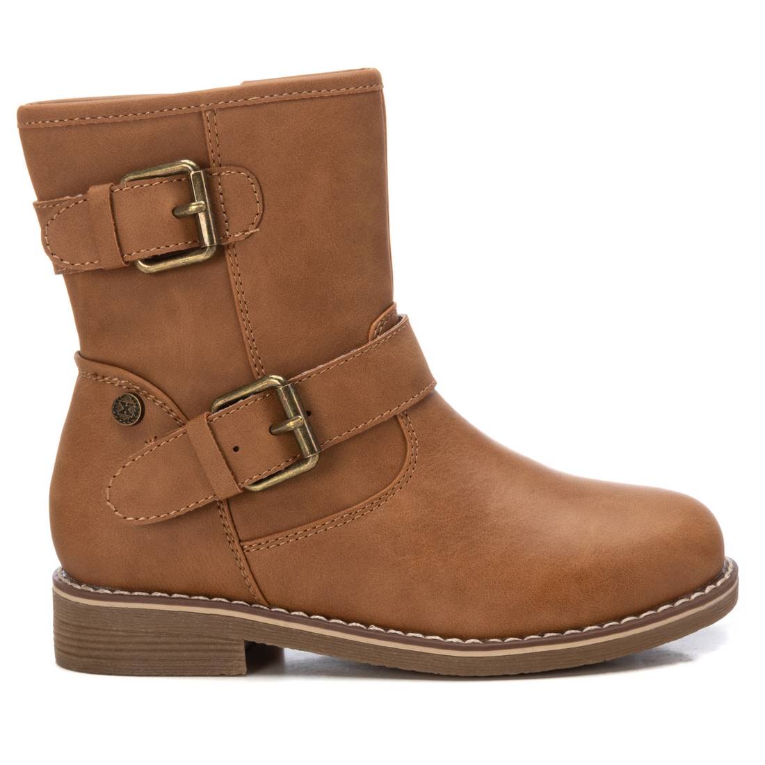 Botín motero XTI Kids 150995 para niña camel - imagen 1