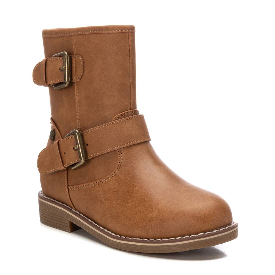 Botín motero XTI Kids 150995 para niña camel - imagen 2