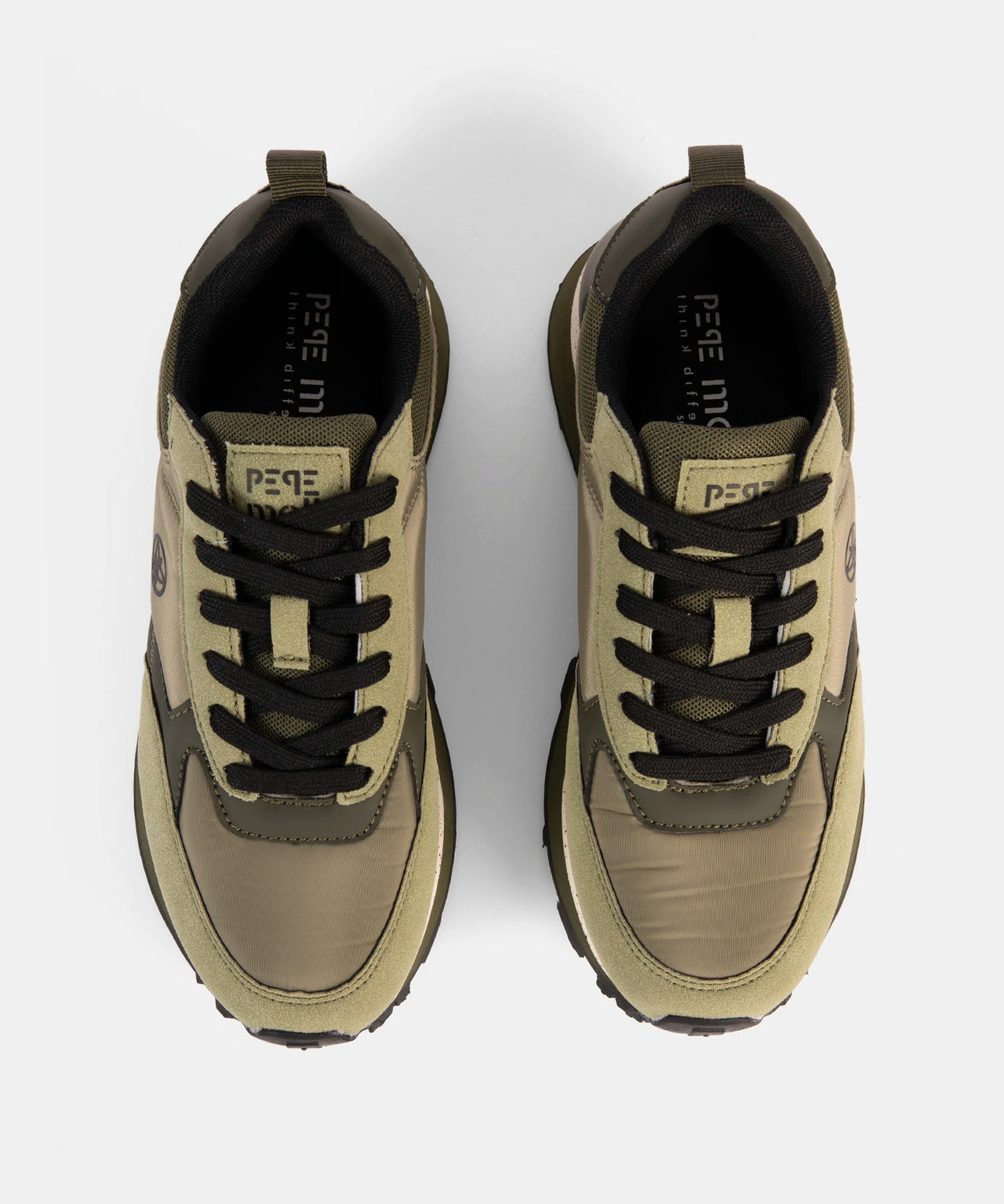 Zapatillas Pepe Moll 252910 Olive - Vista cenital