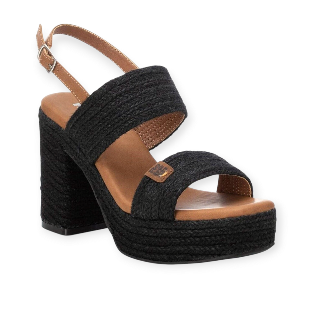 REFRESH 171940 Negro Sandalia Mujer
