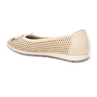 XTI 143913 Beige Manoletina Mujer