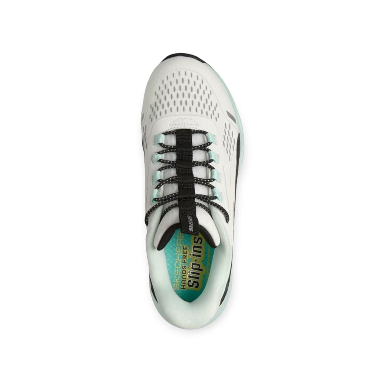 SKECHERS 303654L/WBTQ Blanco/Turquesa Zapatilla Niña