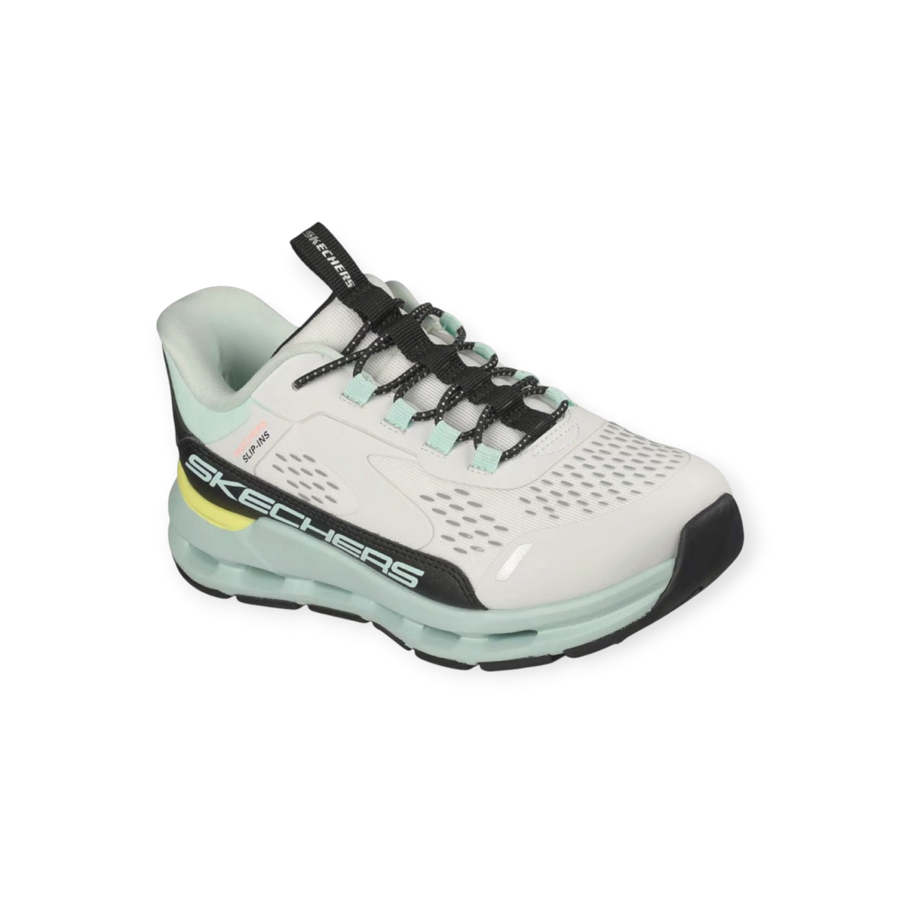 SKECHERS 303654L/WBTQ Blanco/Turquesa Zapatilla Niña