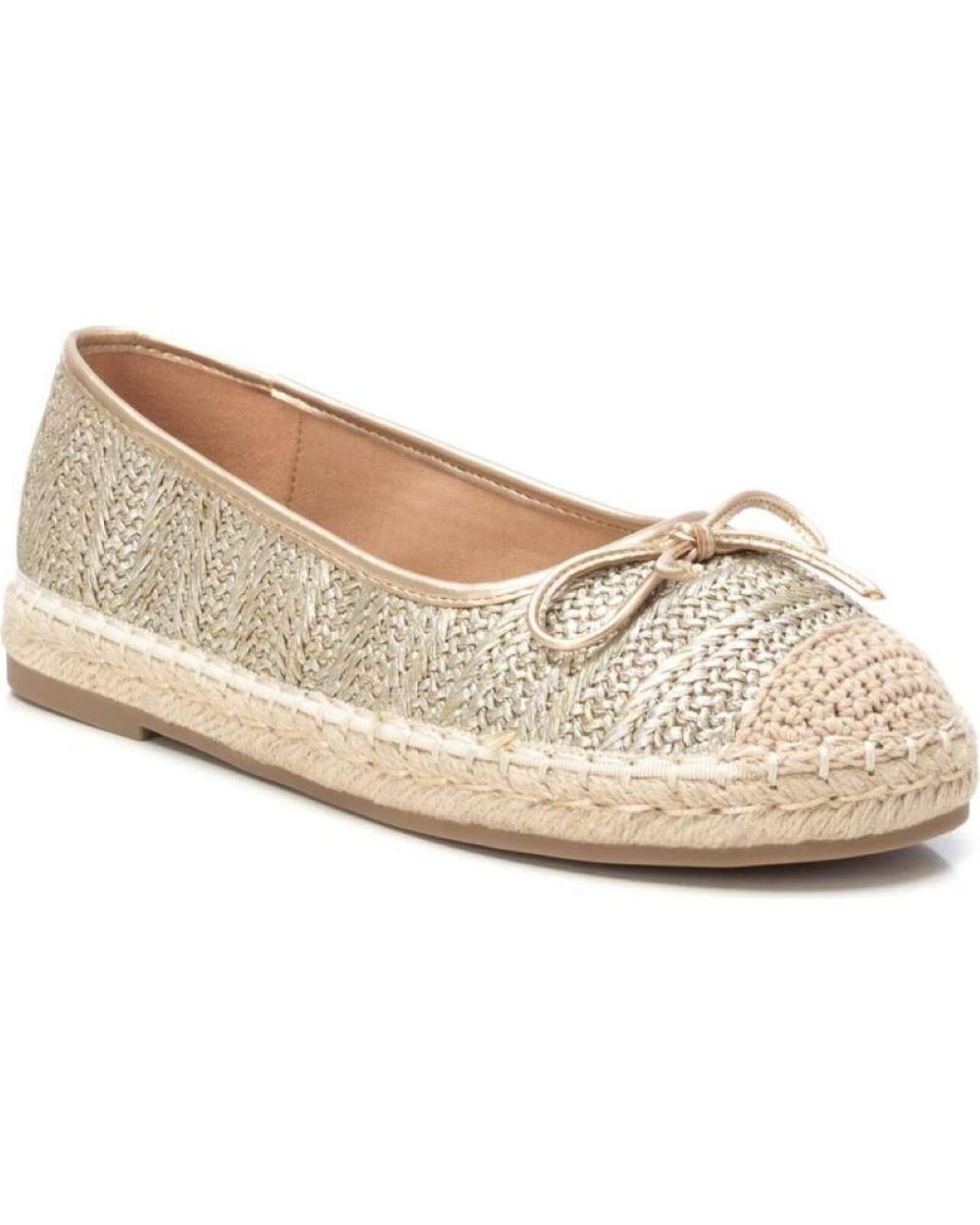 XTI 144207 Oro Manoletina Mujer