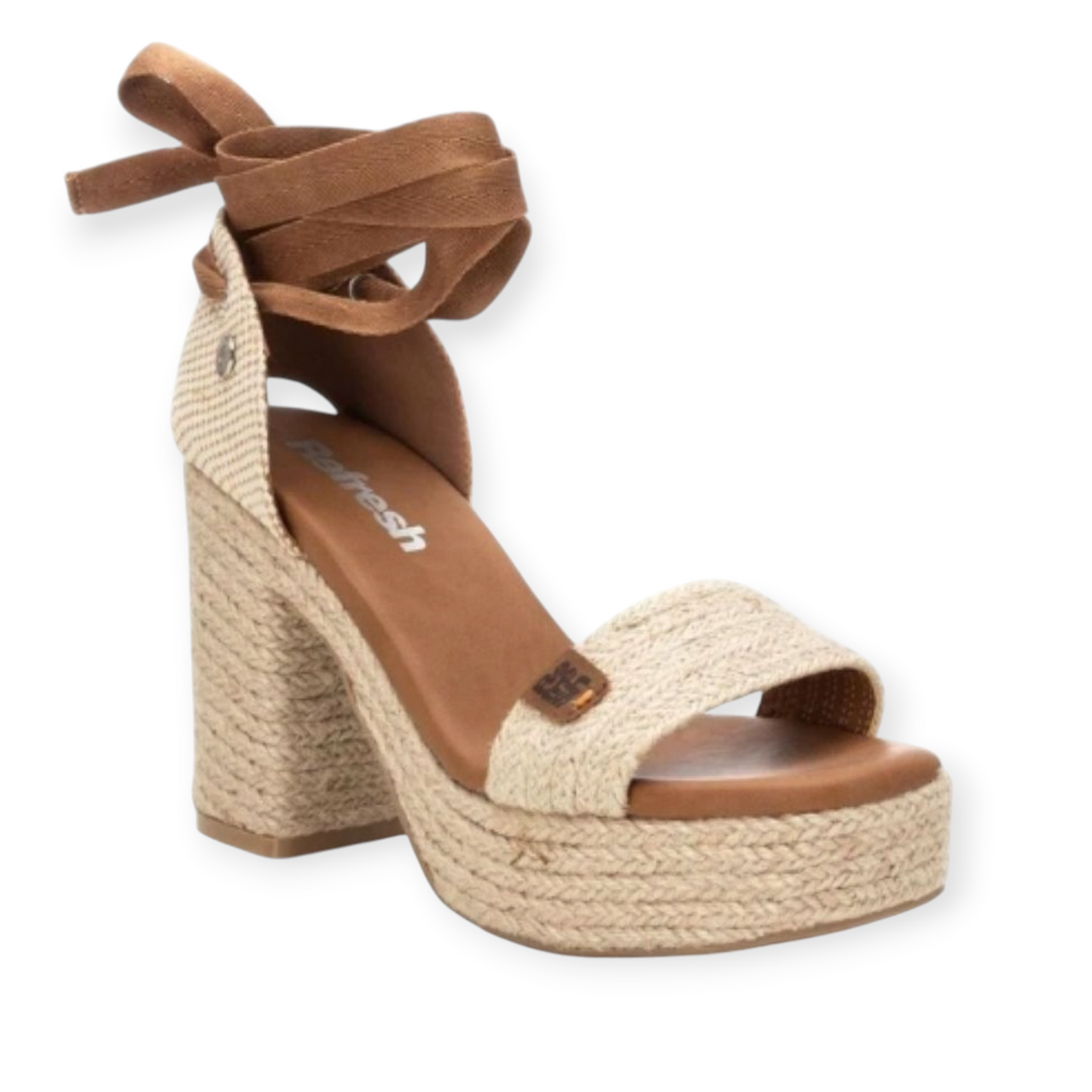 REFRESH 171939 Natural Sandalia Mujer