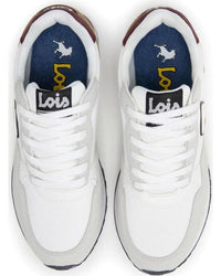 Lois 64401/506 Zapatilla Running Casual Hombre Blanco Beige - imagen 3
