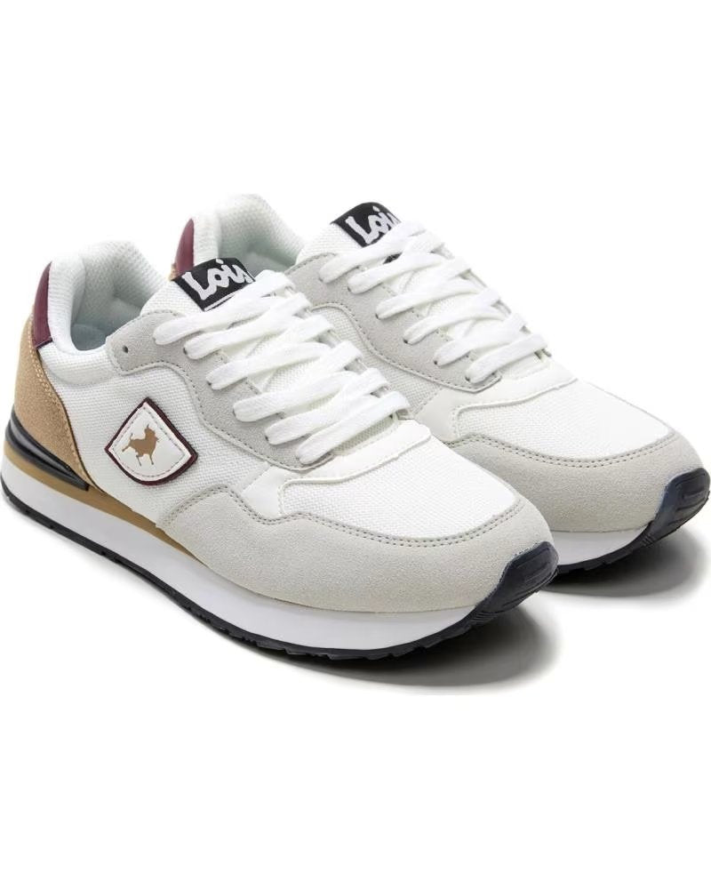 Lois 64401/506 Zapatilla Running Casual Hombre Blanco Beige - imagen 4