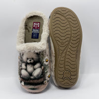 Gema García 7000-33 Oso y Margaritas Zapatillas de Casa Mujer - imagen 3