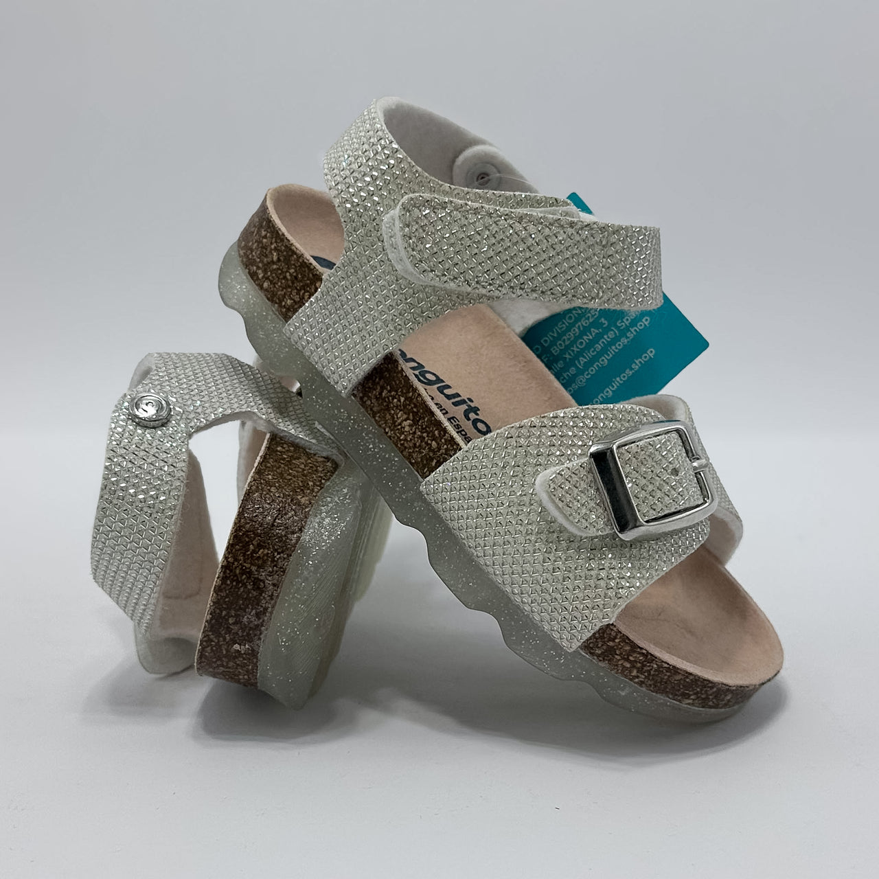 Conguitos COSH285053 Ultred White Sandalia Kids