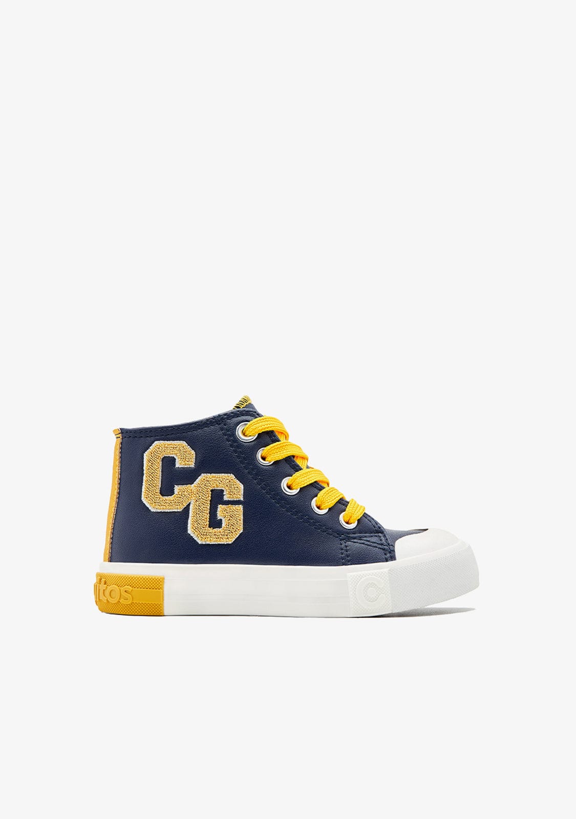 Zapatilla abotinada Conguitos COSH264004 para niña navy - imagen 1