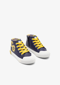 Zapatilla abotinada Conguitos COSH264004 para niña navy - imagen 2