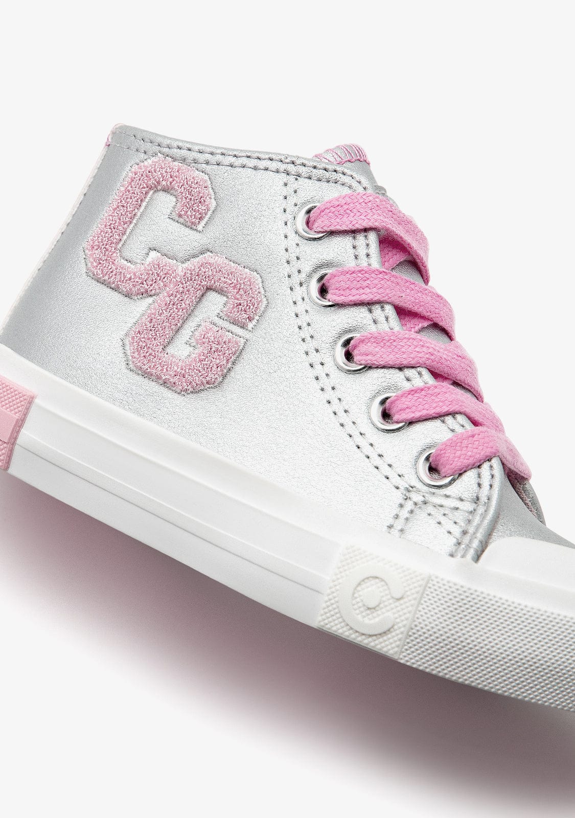 Zapatilla abotinada Conguitos COSH264004 para niña plata - imagen 3