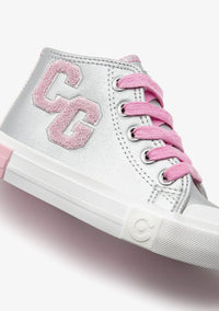 Zapatilla abotinada Conguitos COSH264004 para niña plata - imagen 3