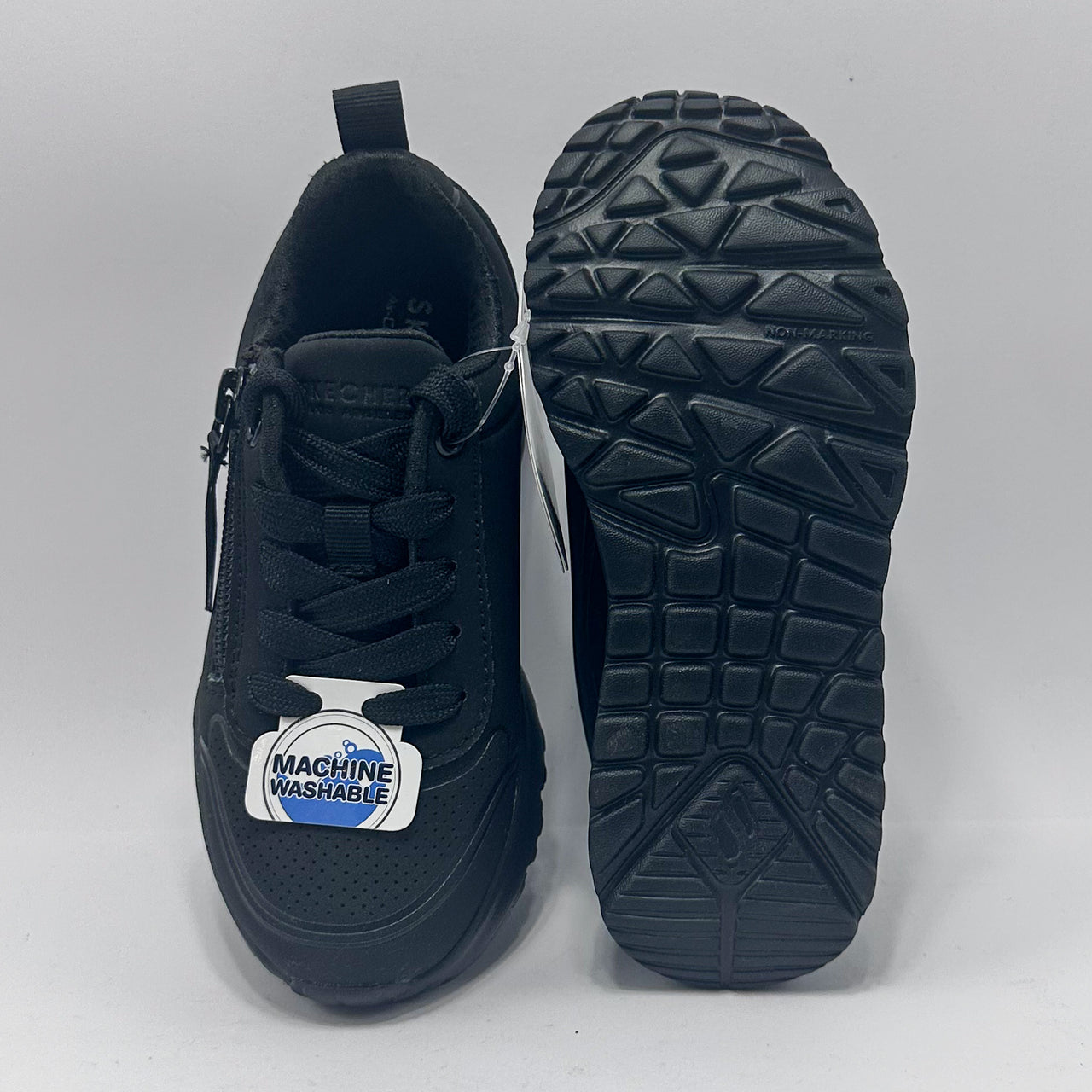 Skechers 310387L/BBK Uno Lite Easy Zip Zapatilla Kids
