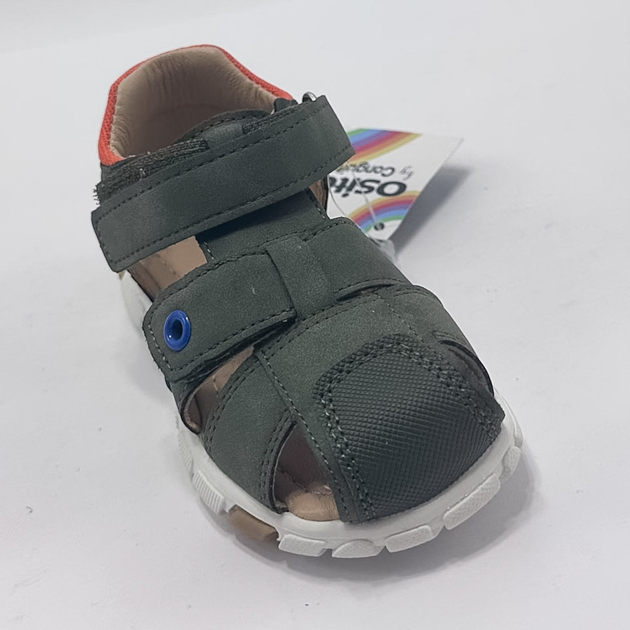 CONGUITOS OSSH104001 Kaki Sandalia Cangrejera Niño