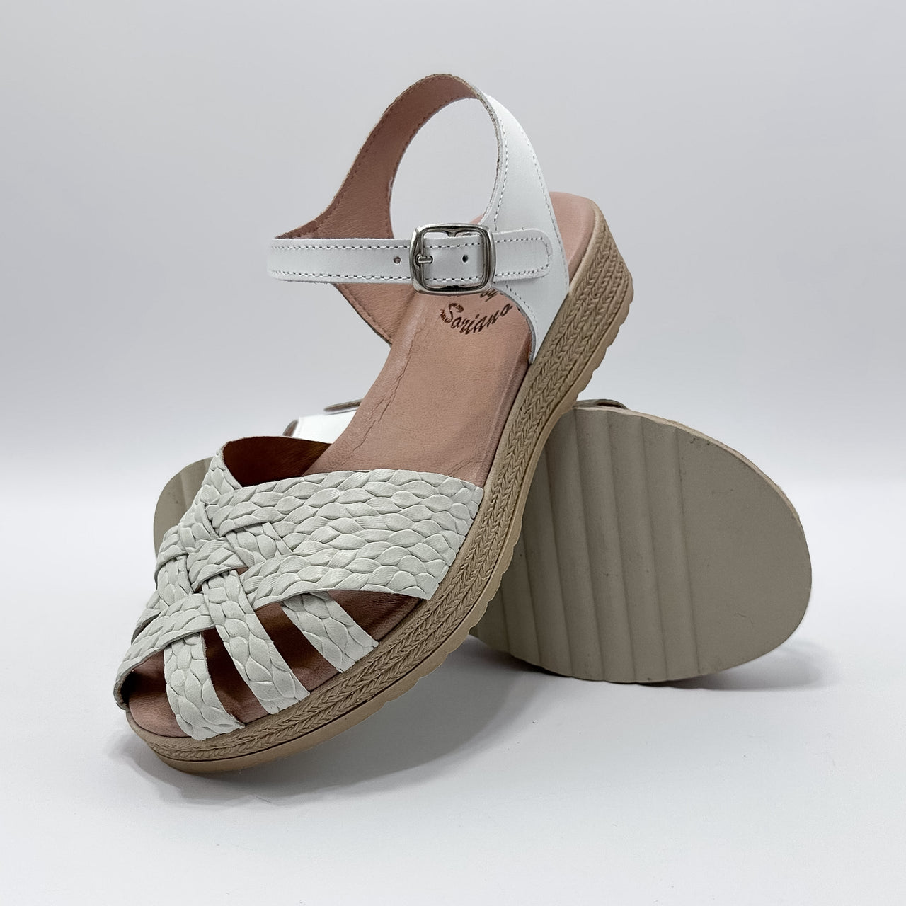 MariChica 122 Blanco Sandalia Mujer