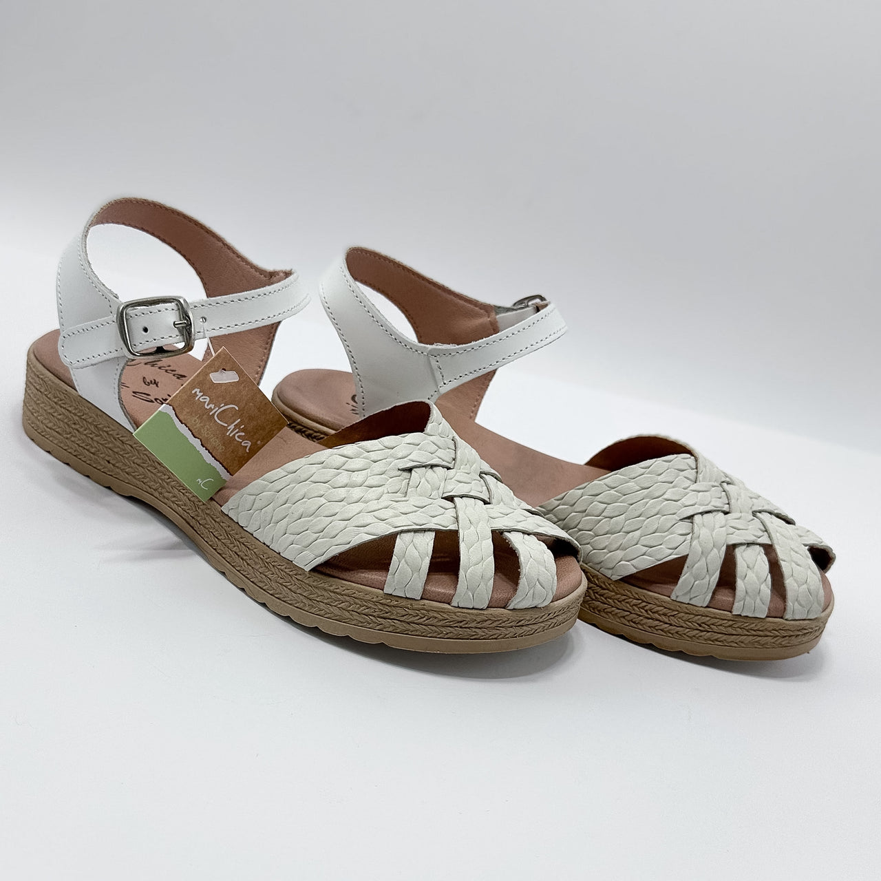 MariChica 122 Blanco Sandalia Mujer