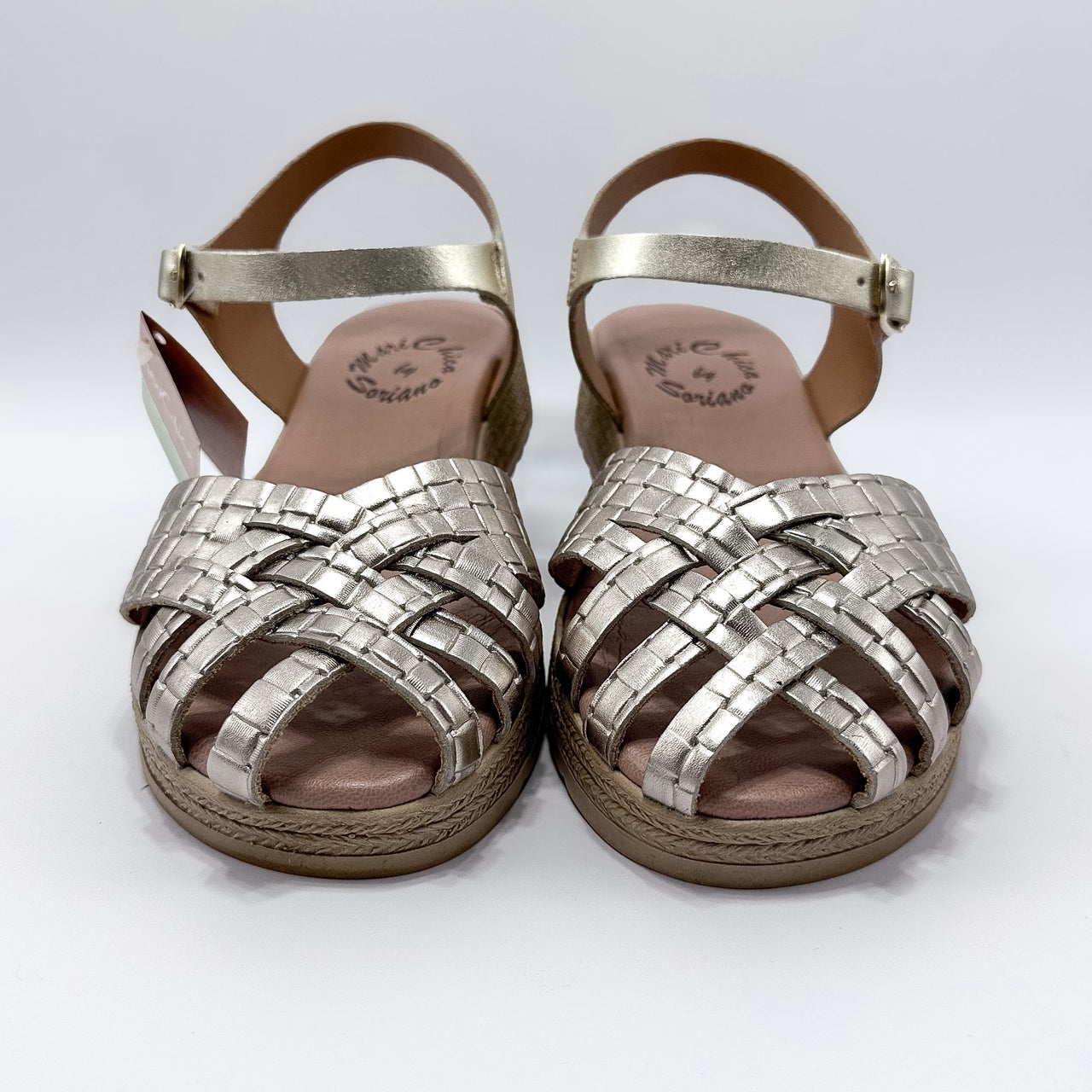 MariChica 122 Platino Sandalia Mujer