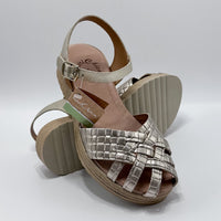 MariChica 122 Platino Sandalia Mujer