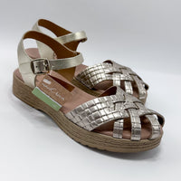 MariChica 122 Platino Sandalia Mujer