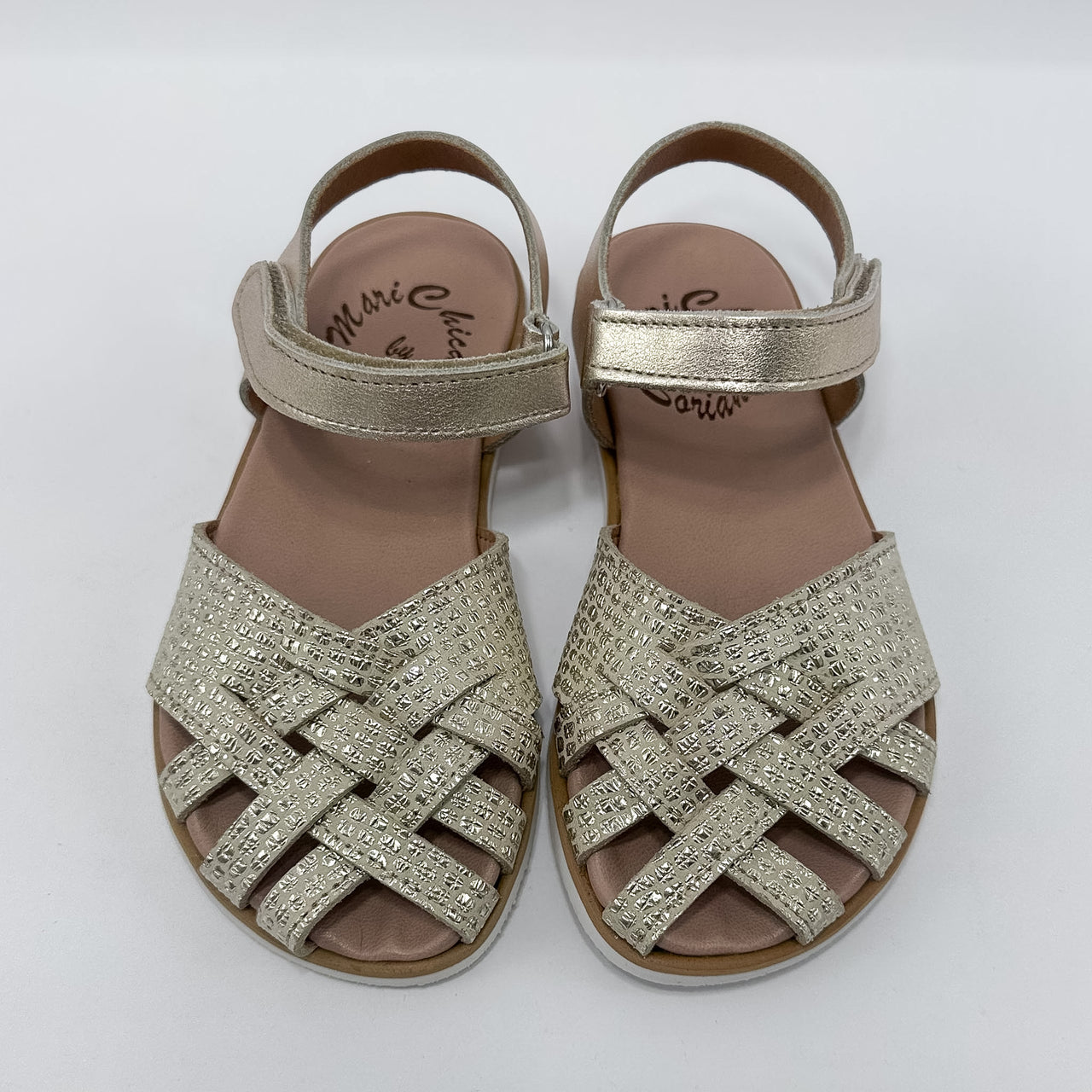 MariChica 122 Platino Sandalia Kids