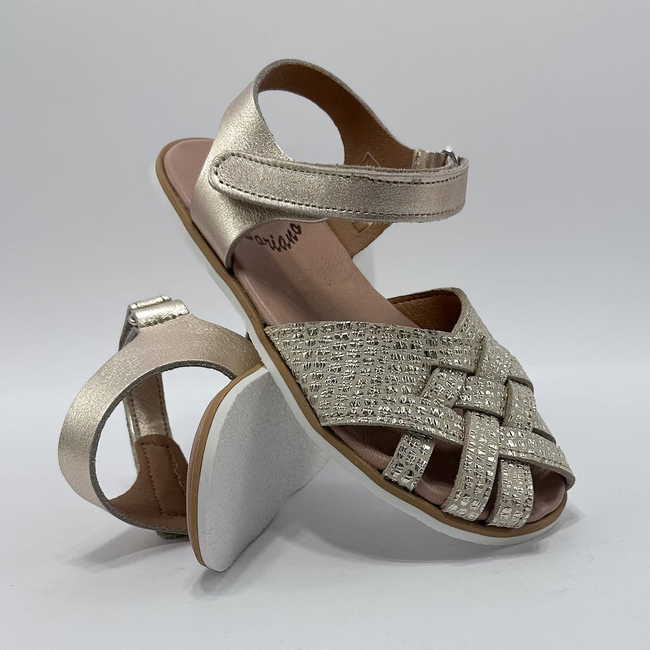 MariChica 122 Platino Sandalia Kids