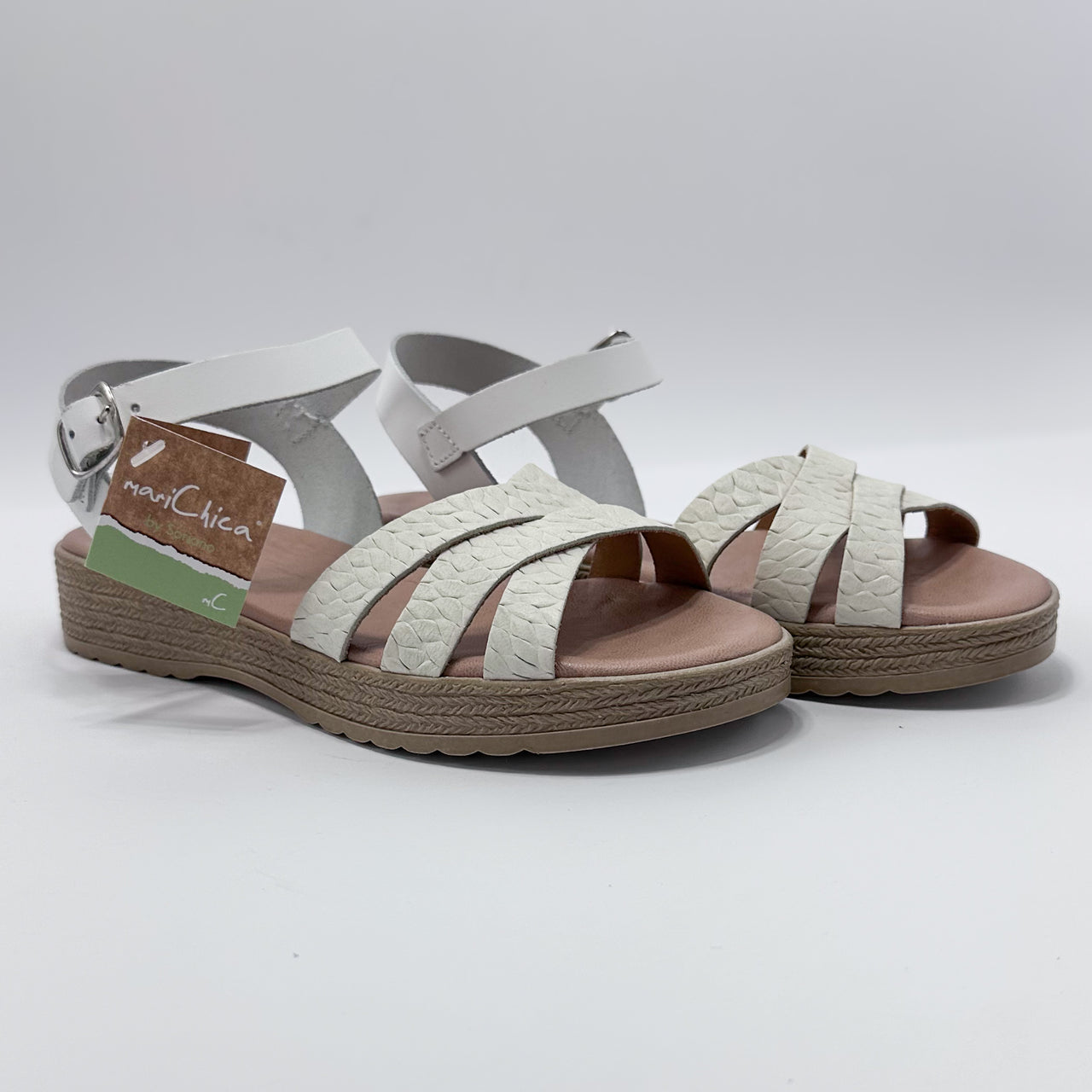 MariChica 277 Blanco Sandalia Mujer