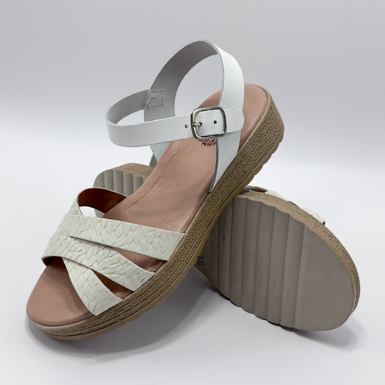 MariChica 277 Blanco Sandalia Mujer