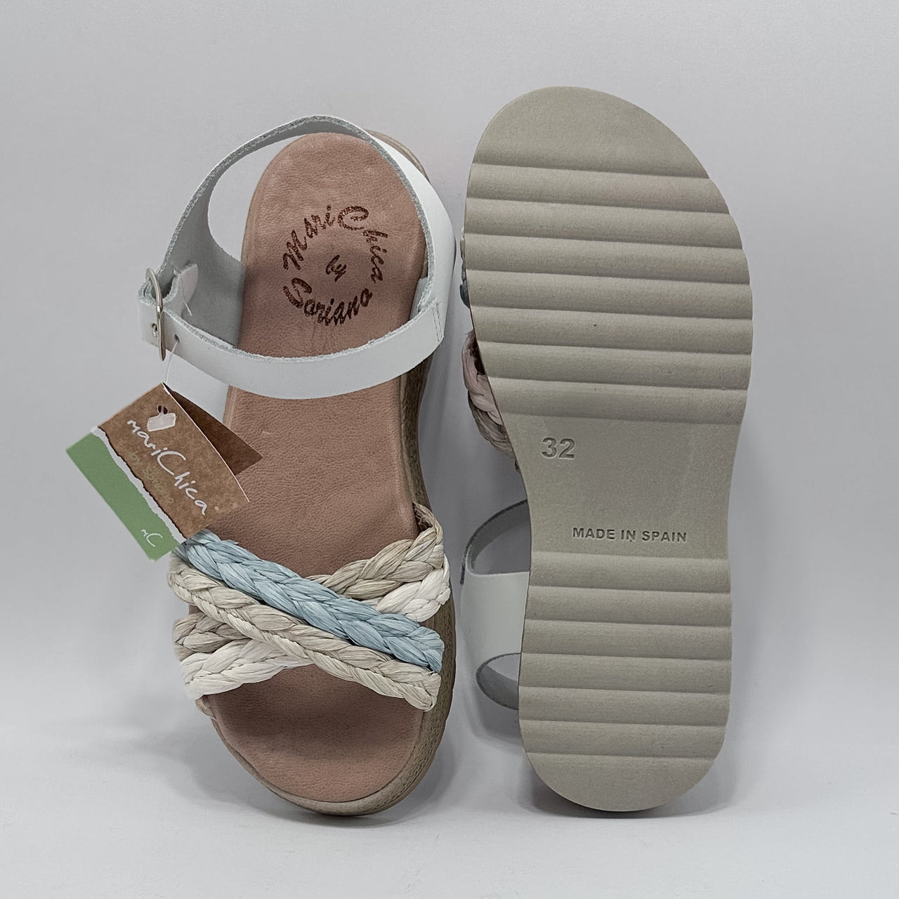 MariChica 622 Blanco Sandalia Kids