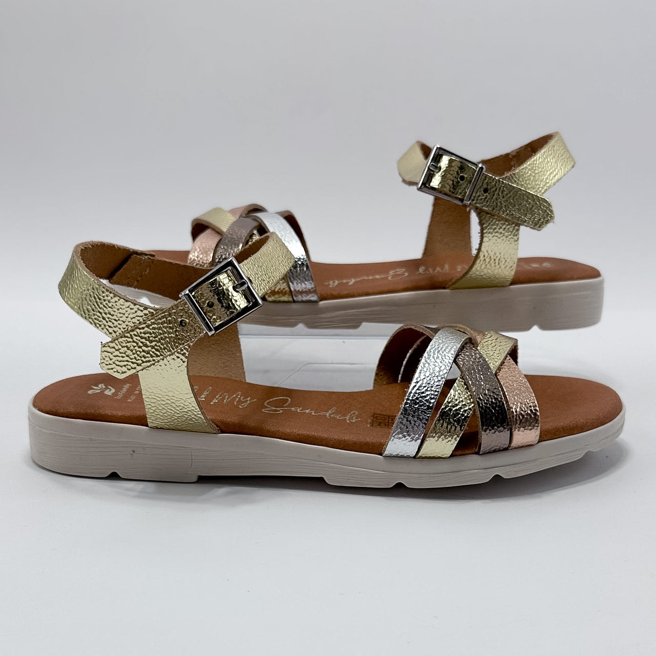 Oh My Sandals 5770 Duna Platino Sandalia Kids