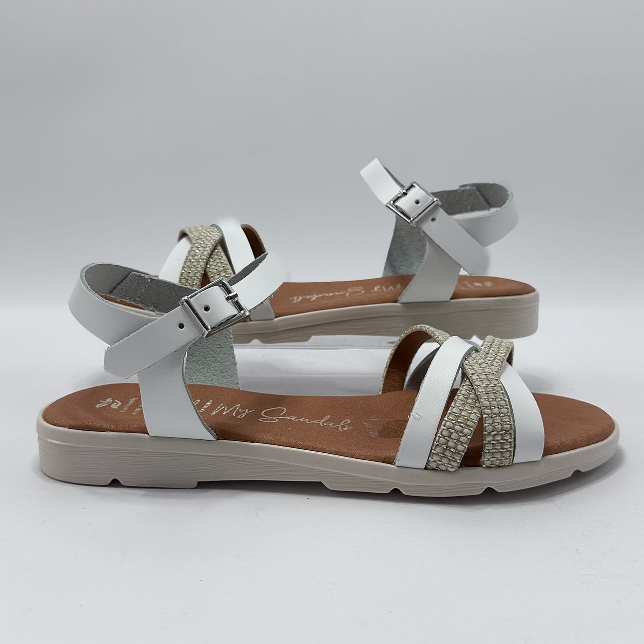 Oh My Sandals 5775 Blanco Combi Sandalia Kids