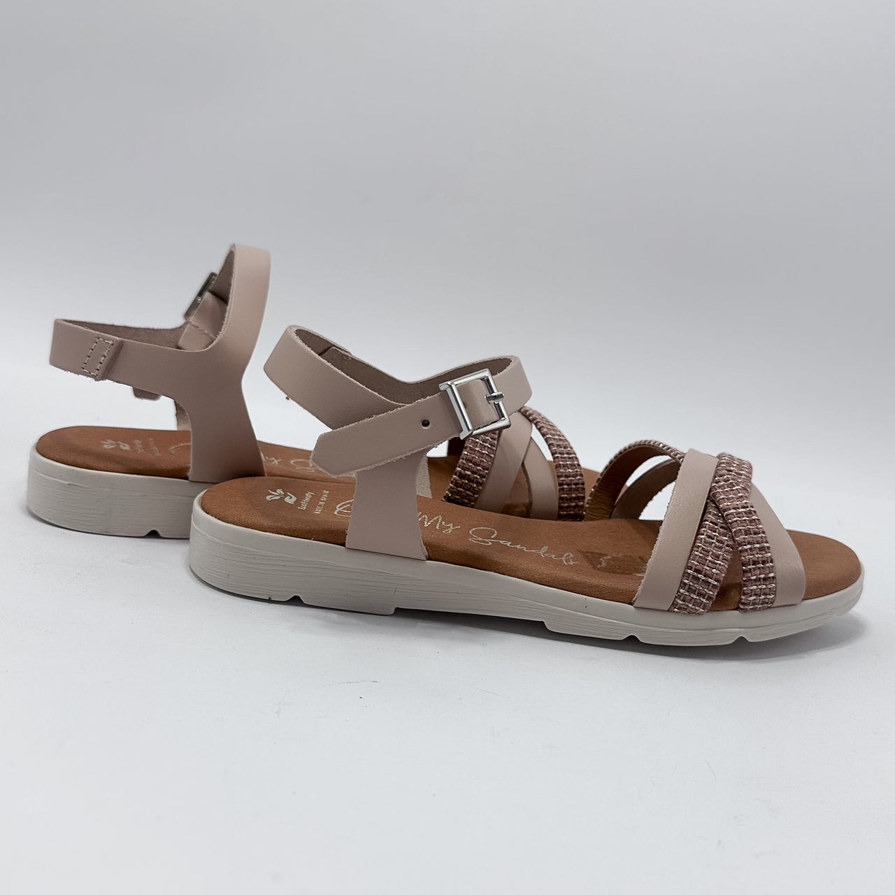 Oh My Sandals 5775 Nude Combi Sandalia Kids