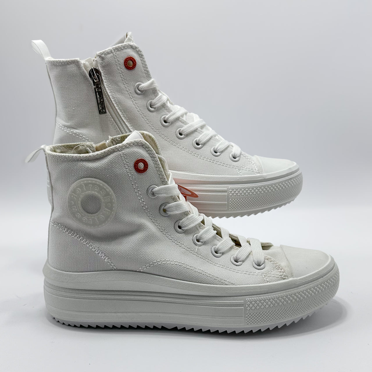 Refresh 172722 Lona Blanco Zapatilla Mujer