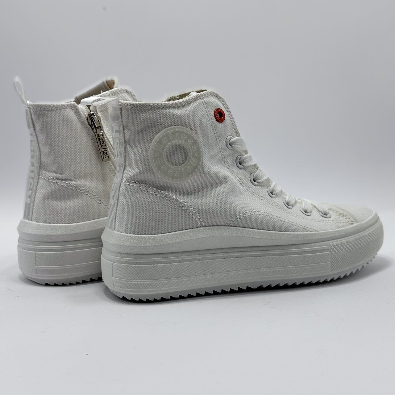 Refresh 172722 Lona Blanco Zapatilla Mujer