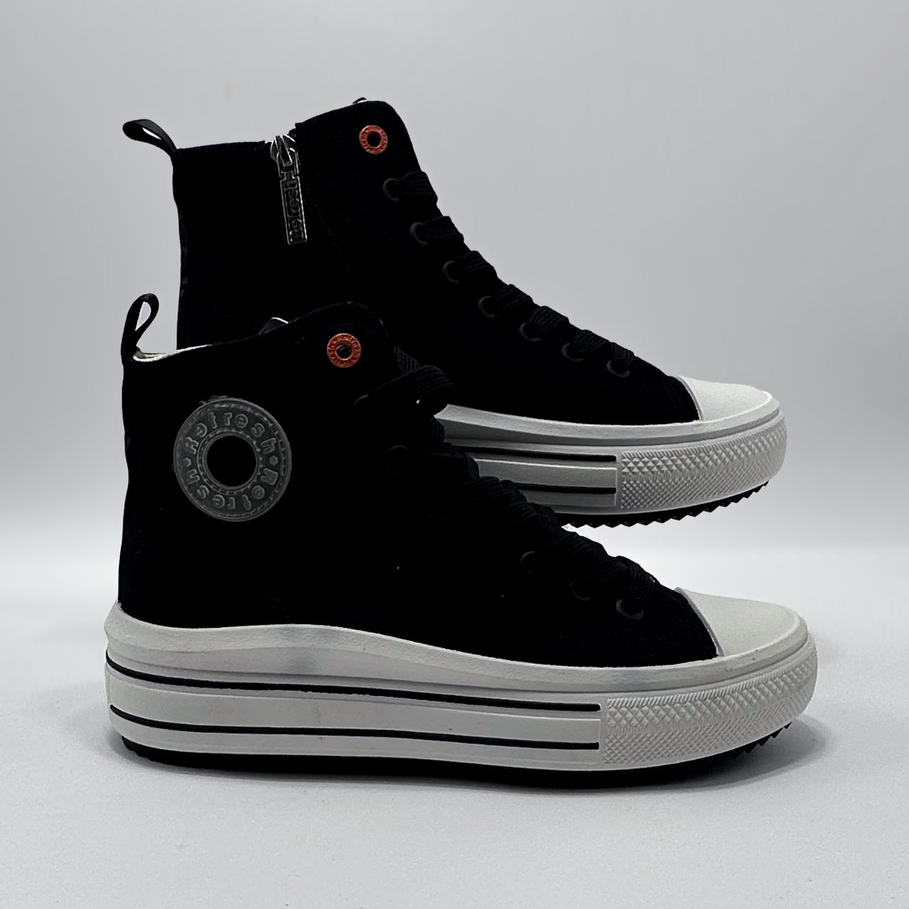 Refresh 172722 Lona Negro Zapatilla Mujer